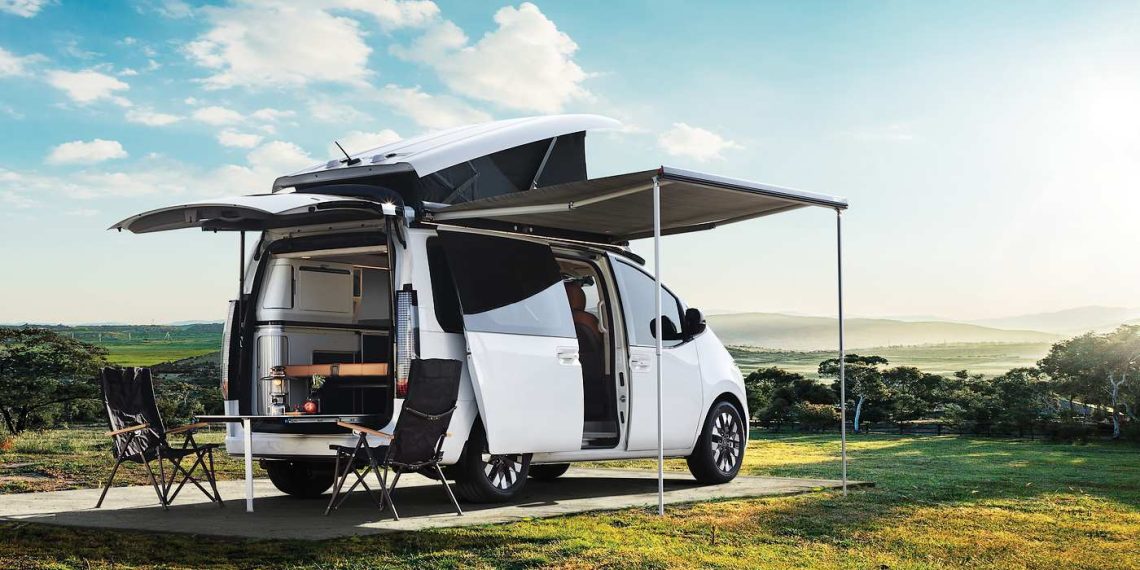 Hyundai plantea una Staria camper eléctrica con hasta 400 km de autonomía, 