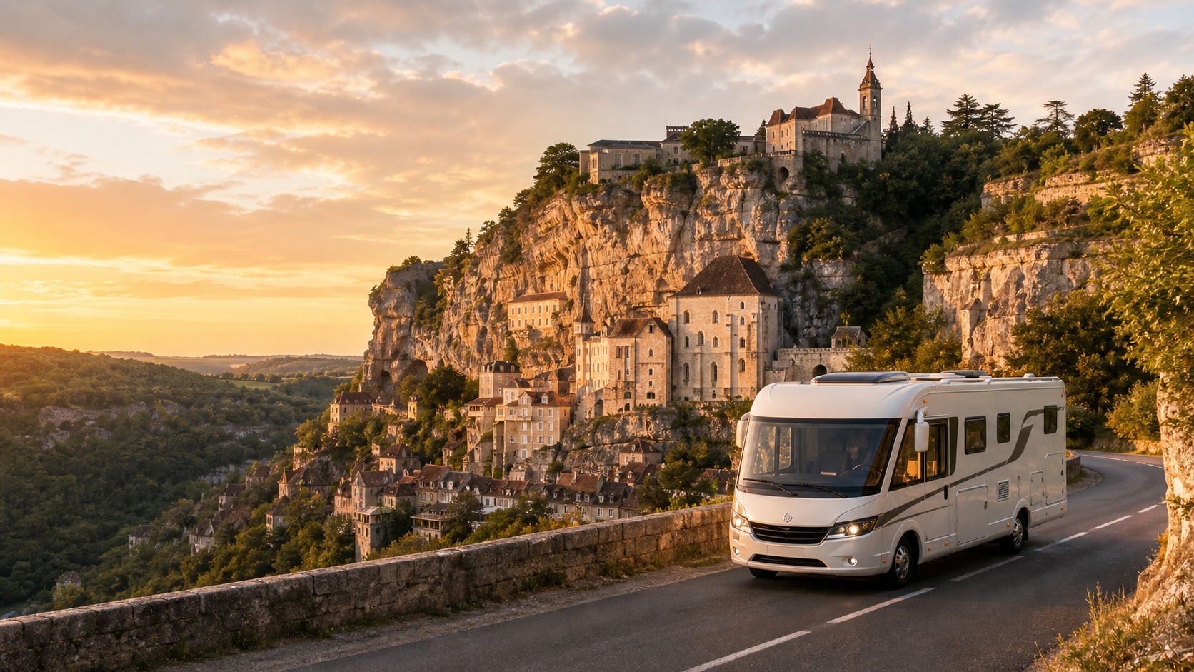 Ruta de 10 días desde Madrid a Rocamadour en autocaravana